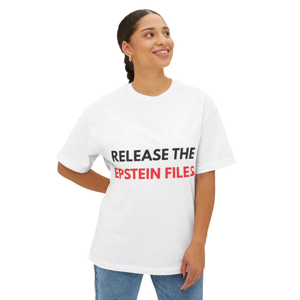 "Release the Epstein Files" Graphic Protest Shirt