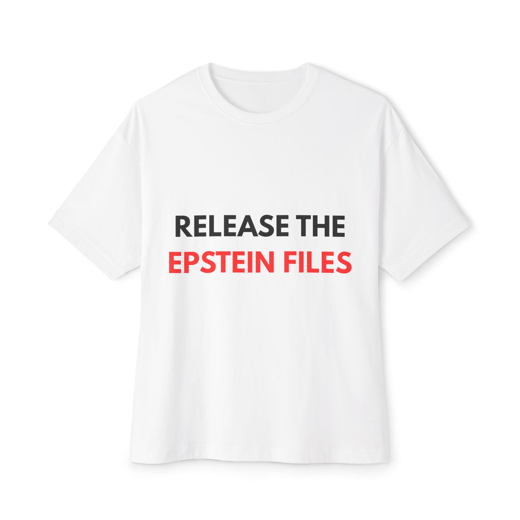 "Release the Epstein Files" Graphic Protest Shirt