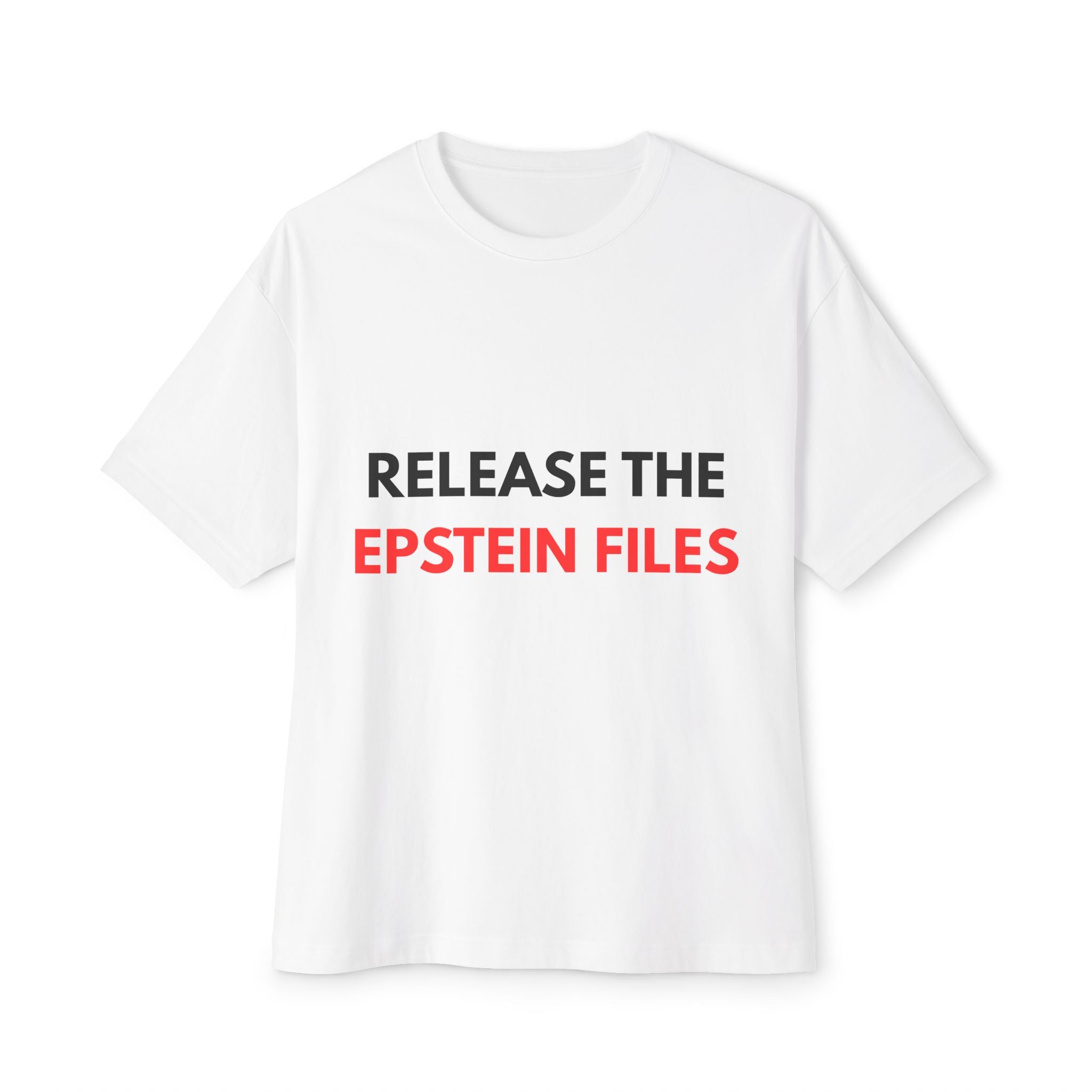 "Release the Epstein Files" Graphic Protest Shirt